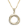 8kt. Goldanhänger m/8kt.Kette