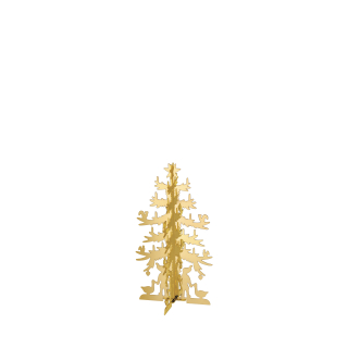 Tannenbaum miniatur 6cm - vergoldet
