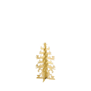 Tannenbaum miniatur 6cm - vergoldet