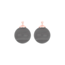 Böhm. Quarz-Glas Kugle 12 mm - rvg/Silber