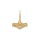 8kt. Gold Anhänger Thors Hammer