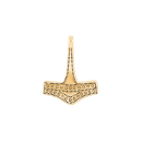 14kt. Gold Anhänger Thors Hammer