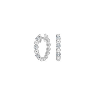 Rhodinierte Silber Ohrstecker PENNYNOR
