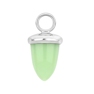 Quarz-Glas Eichelform Farbe52 - rh - Stück
