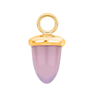 Quarz-Glas Eichelform Farbe25 - vg - Stück