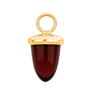 Quarz-Glas Eichelform Farbe30 - vg - Stück