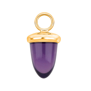 Quarz-Glas Eichelform Farbe32 - vg - Stück