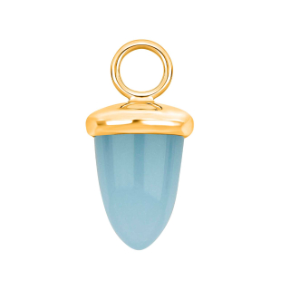Quarz-Glas Eichelform Farbe35 - vg - Stück