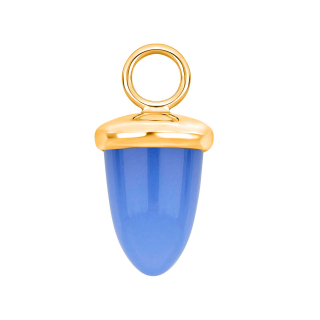 Quarz-Glas Eichelform Farbe39 - vg - Stück