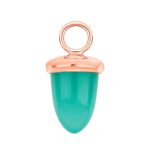 Quarz-Glas Eichelform Farbe49 - rvg - Stück