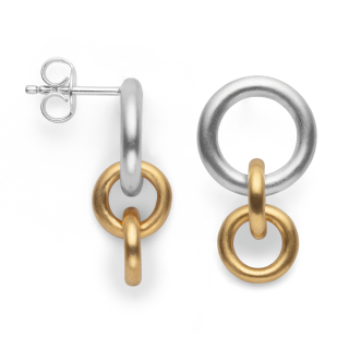 925/- Ohrstecker, Teil vg., rho. matt.
