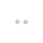 14kt. Goldohrringe Blume m/dia. 0.06ct W/SI