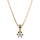 8kt. Gold Anhänger mit Zirkonia