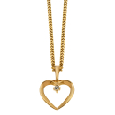 14kt. Anhänger mit 0,025ct W/SI