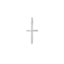Rhodinierter Silber Kreuz 22mm