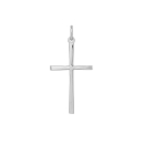 Rhodinierter Silber Kreuz 30mm