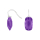 Rhod. S. Ohrring Quarz-Glas Facettiert Farbe32