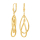 8kt. Gold Ohrringe