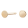 8kt. goldohrringe 4mm