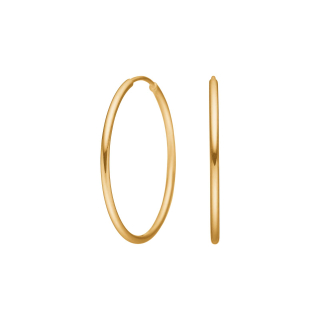 14kt. Goldohrringe 28mm