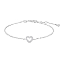 Rhod. Silber Armband AIDANOR 7mm 17+3cm