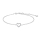 Rhod. Silber Armband AIDANOR 7mm 17+3cm