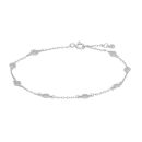 Rhodiniertes Sil Armband ANNIENOR 3,5mm