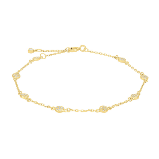 Vergoldetes Sil Armband ANNIENOR 3,5mm
