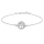 Rhodiniertes Silber Armband CAIANOR