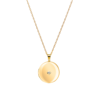 Medaillon Aufgewalztes Gold