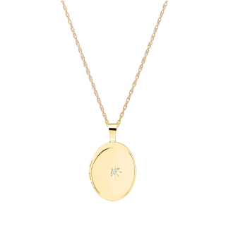 Medaillon Aufgewalztes Gold