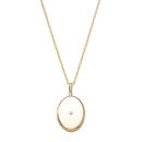 Medaillon Aufgewalztes Gold mit 0,02kt.