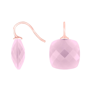 Rosév S. Ohrring Quarz-Glas Facettiert Farbe25