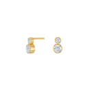 8kt. Goldohrringe m/cz