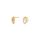 8kt. goldohrringe m/cz