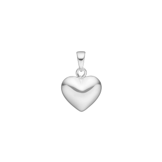 Siersbøl Silber Rhodinierter Anhänger Herz 13mm