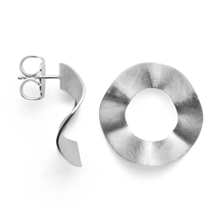 925/- Ohrstecker Kratzmatt