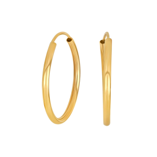 8kt. Goldohrringe 25x2mm