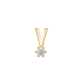 Siersbøl 14kt. Afrodite Gold Anhänger 0.05ct WSI