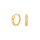 8kt. Goldohrringe
