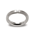 925/- Ring matt., Brillant 0,05ct W-SI