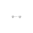 14kt. Weissgoldohrringe Hertz m/dia. 0.05ct W/SI