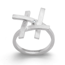 925/ - Ring Kratzmatt, dia. 0,02CT WP1