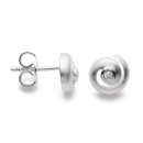 925/ - Ohrstecker matt., Brillanten 0,03ct W-SI