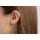 925/ - Ohrstecker matt., Brillanten 0,02ct W-SI