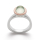 925/ - Ring, rosé vg. matt Grüner Amethyst 2,52CT