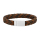 SON Armband braunes Kalbsleder 19cm
