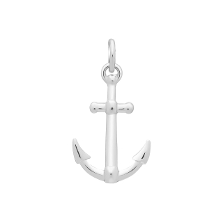 Rhod. Silberanhänger/Charm Anker