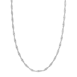 Rhd. Silber Halskette LUX52