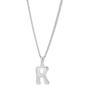 Rhod. Silberanhänger "K" 12mm